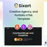 Sixart  — HTML-шаблон цифрового агентства